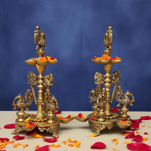 CONJUNTO DE DEEPAK DE BRONZE DE 11,5 POLEGADAS PARA CASA E DECORAÇÃO