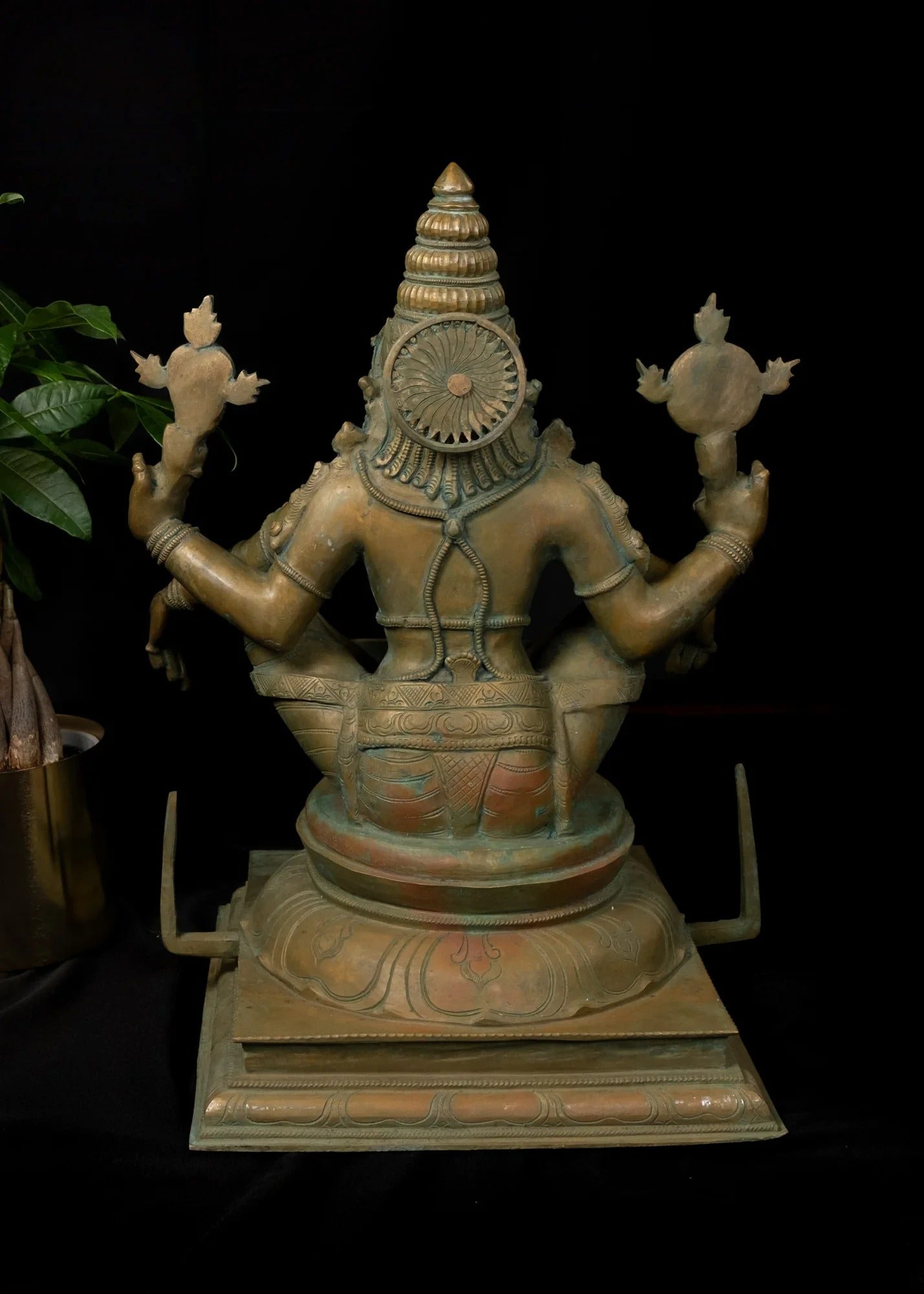 Bronze Narasimha Statue Weight 48 Kg And Height 24 Inch