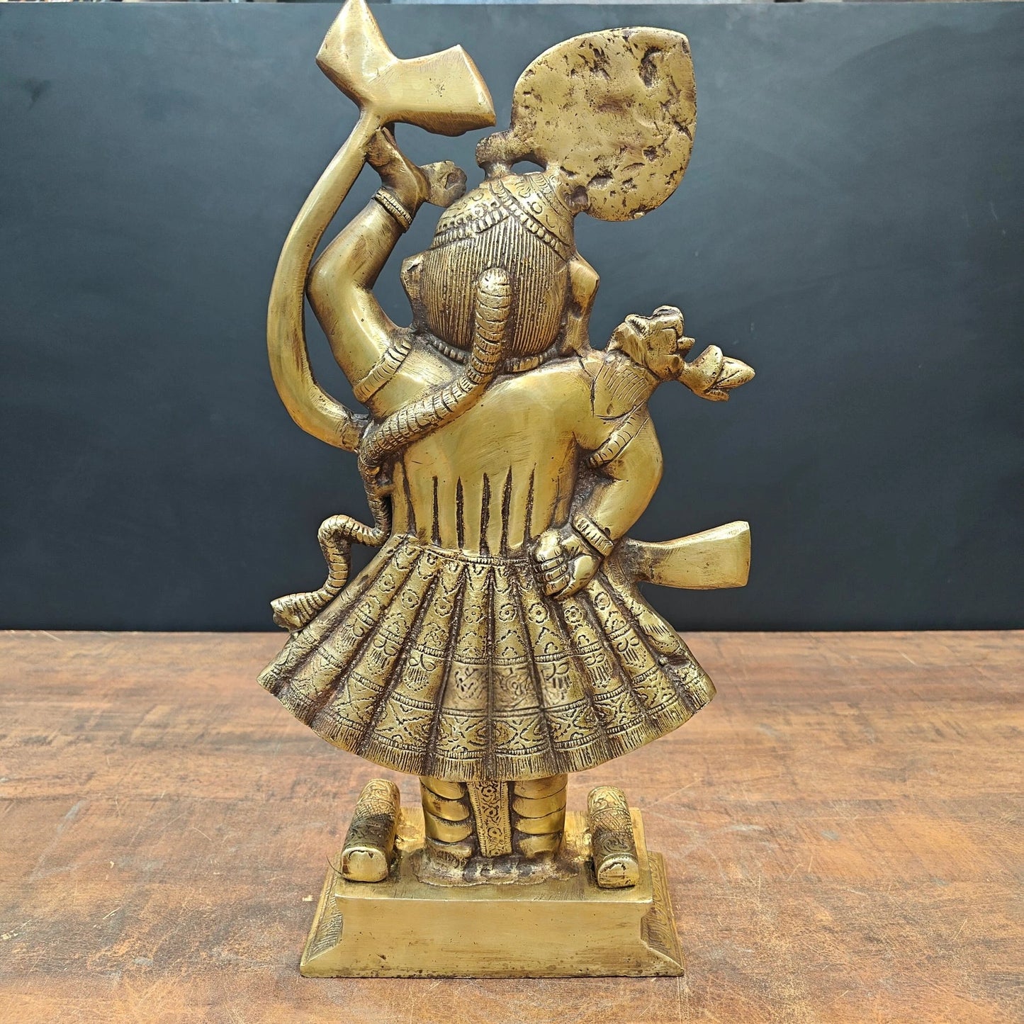 Brass Classic Standing Krishna Weight 8 Kg And Height 17 Inch