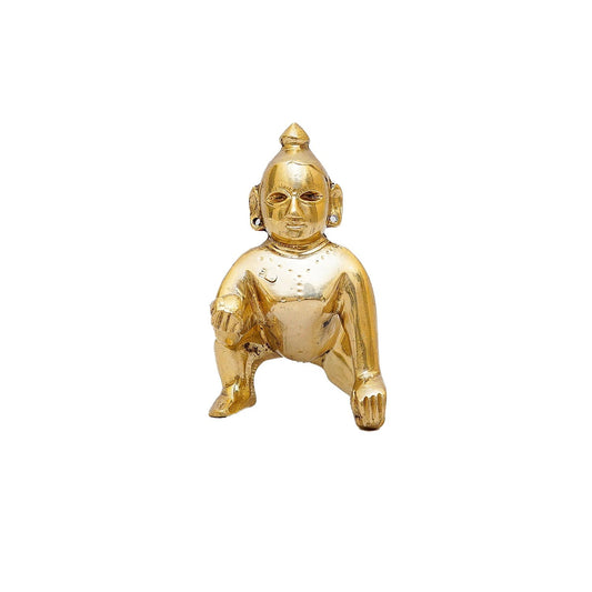 Brass Bal Gopal Weight 0.4 Kg And Height 4 Inch