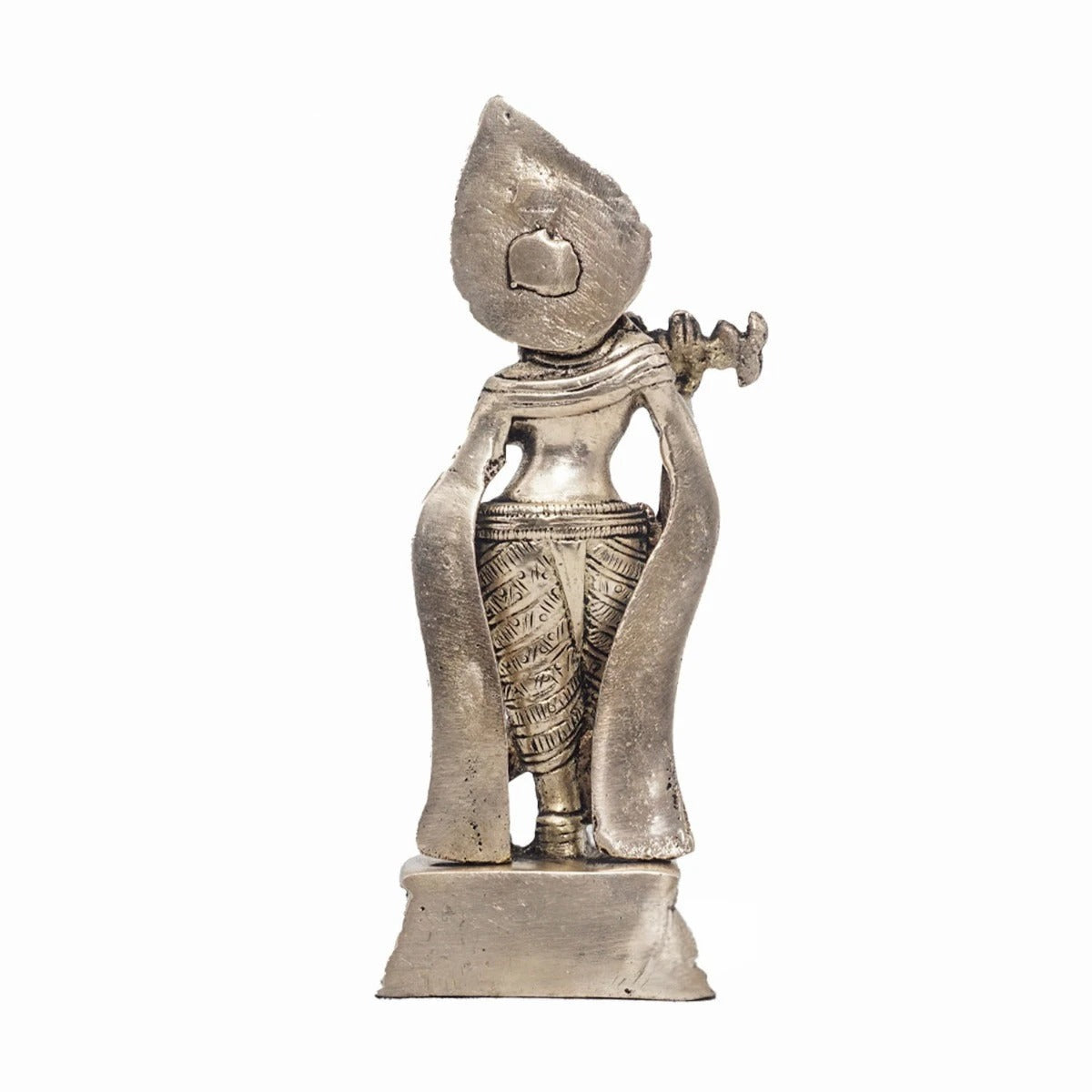 Brass Krishna Weight 0.48 Kg And Height 5.5 Inch