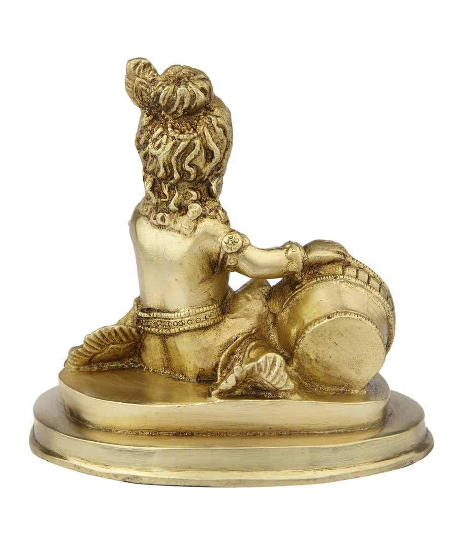 Brass Royal Golden Bal Gopal Weight 1.9 Kg And Height 6 Inch