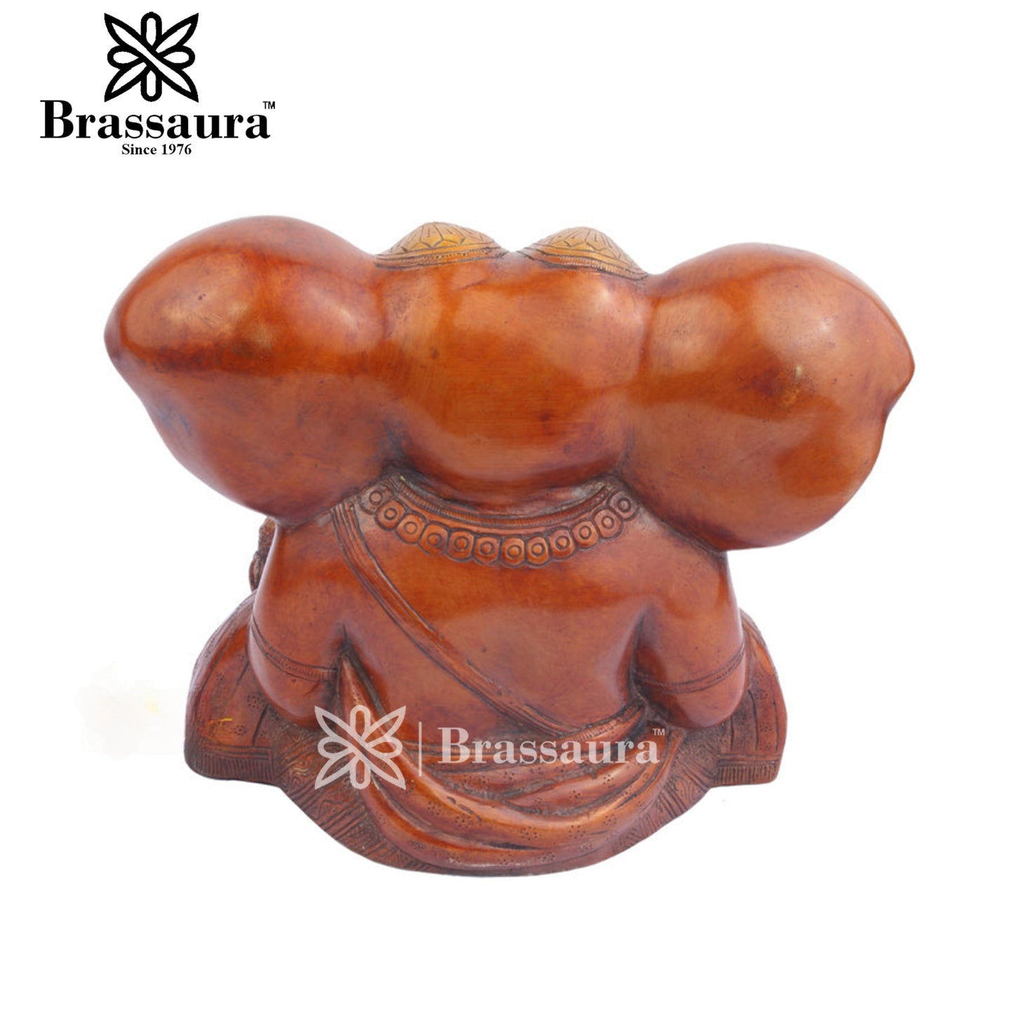 Brass Ganesh Idol For Home Decor Weight 6 Kg And Height 9 Inch
