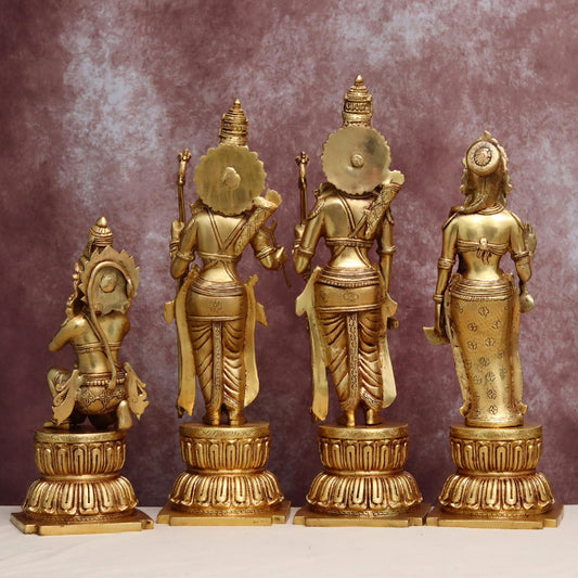 BRASS RAM DARBAR MURTI HEIGHT 12 INCH