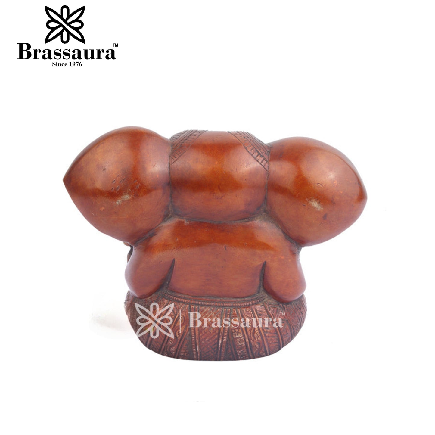 Brass Ganesh Idol For Home Decor Weight 1.5 Kg And Height 5 Inch