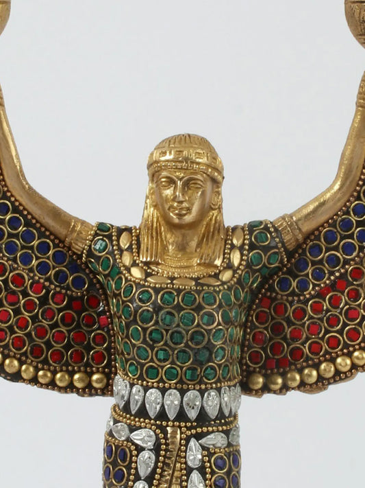 Castical Decorativo de Latão Brassaura® | 30,48 cm de altura e 2,57 kg de peso