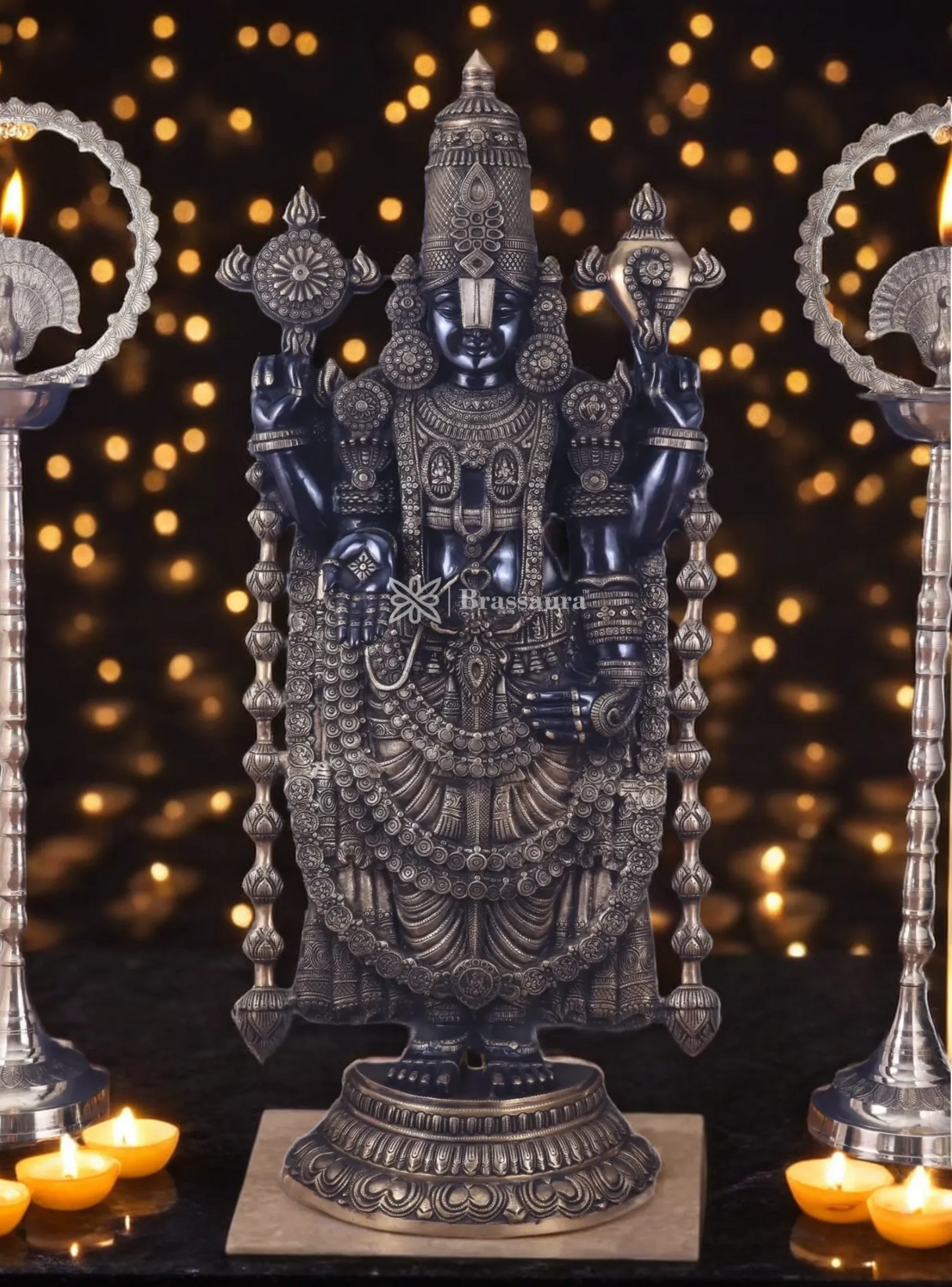 Brass Balaji Idol For Home Decor Height 48 Inch & Weight 48 Kg