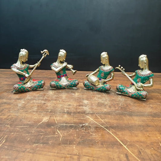 ब्रासोरा® वृंदावन वेणुगोपाल कृष्ण पीतल की प्रतिमा मोर के साथ | एंटीक नीला और सुनहरा रंग | ऊँचाई 20 इंच