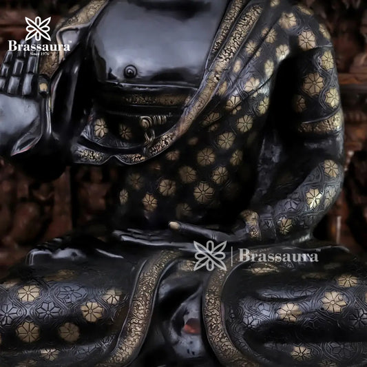 Brass Buddha For Home And Décor Weight 88.52 kg Height 46 Inch