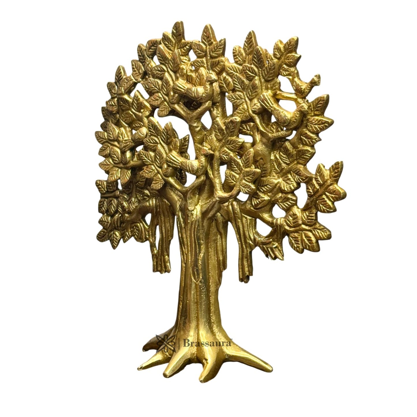 Brass Tree of Life for Home and Decor Weight 1.3 Kg Height 27 cm