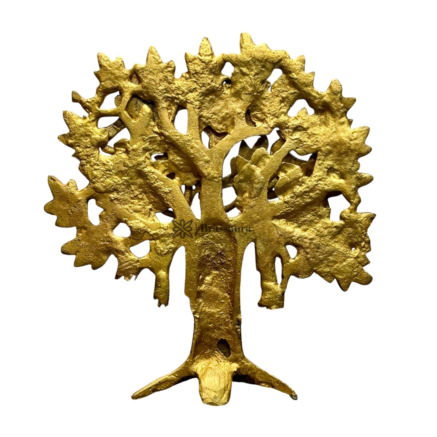 Brass Tree of Life for Home and Decor Weight 1.3 Kg Height 27 cm