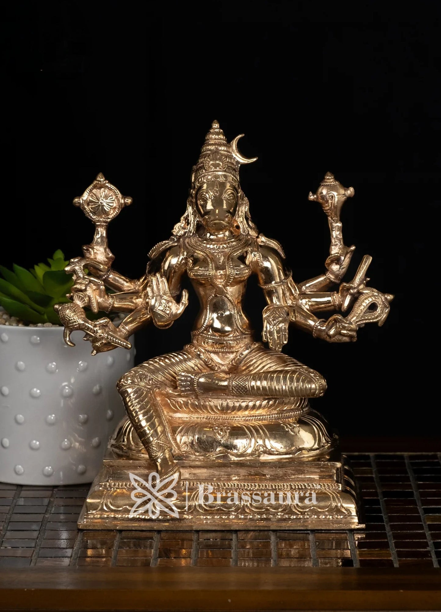 Bronze Varah Statue Weight 4.6 Kg And Height 9.25 Inch