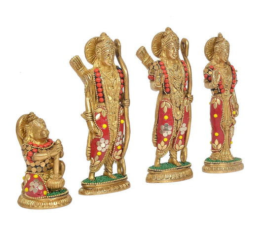 Brassaura® Brass Ram Darbar Statue | Height 6.5 Inches