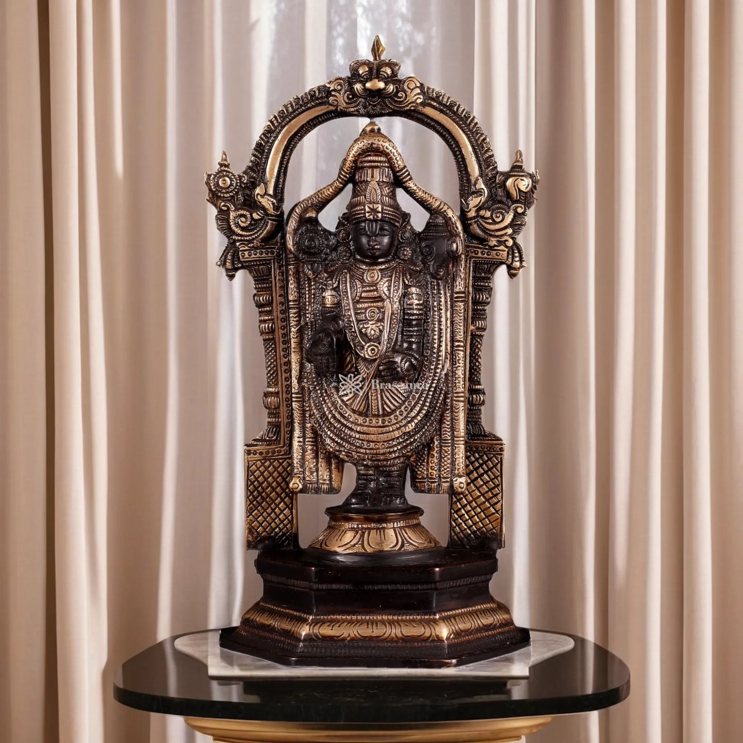 Brass Balaji Idol For Home Decor Height 12 Inch & Weight 3 Kg