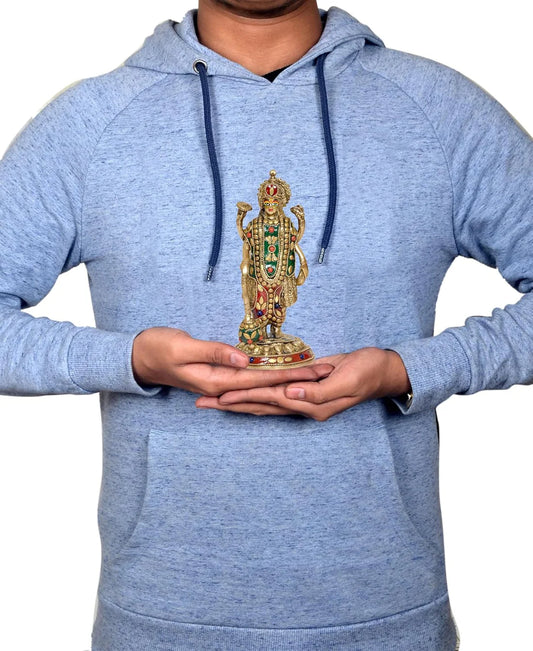 Brassaura® Brass Lord Vishnu Statue | Height 7.5 Inches