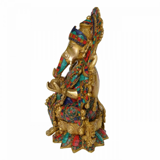Brassaura® Brass Decorative Sacred Idol | Height 16 Inches