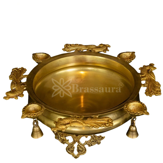 Brass Urli Statue Weight 7 Kg And Height 6.5 Inch