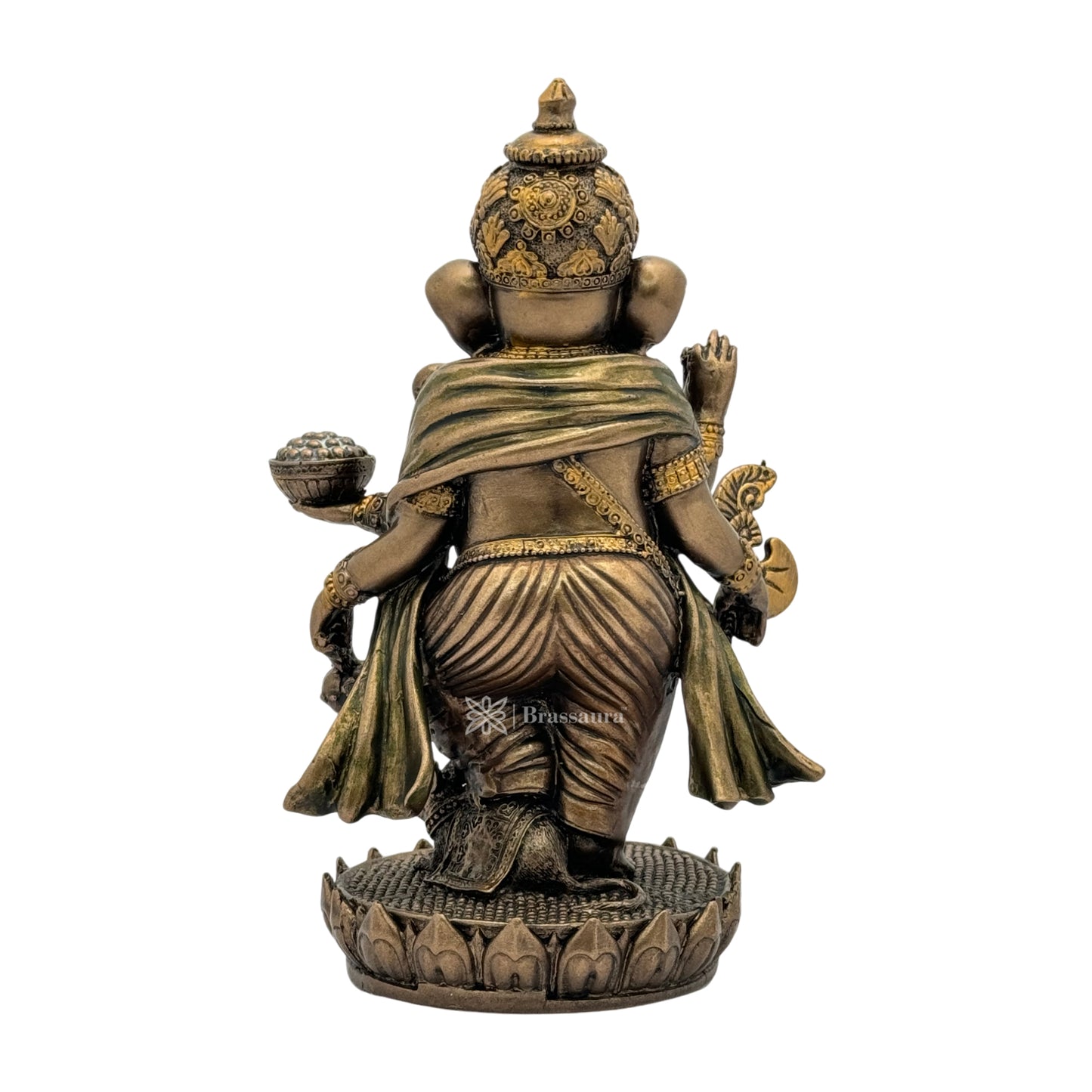 Resin Ganesha Statue for Home and Decor Weight 60 Gram Height 8 cm