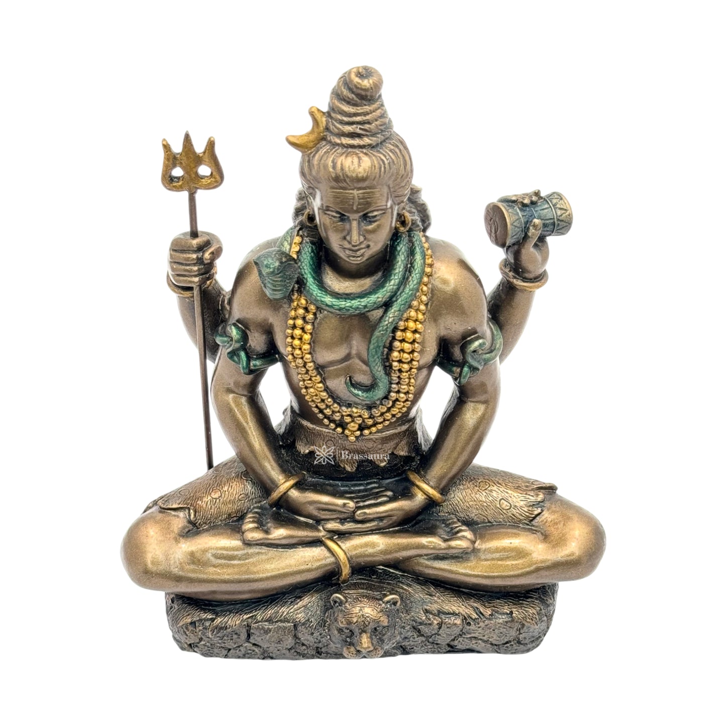 Resin Mahadev Statue for Home and Decor Weight 1.136 Kg Height 20 cm