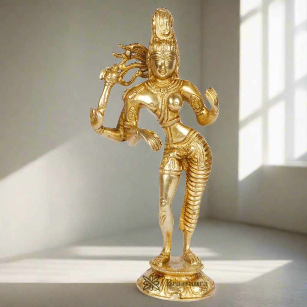 Ardhanarishvara Statue for Home and Decor Height 8.5 Inch & Weight 910 Gram