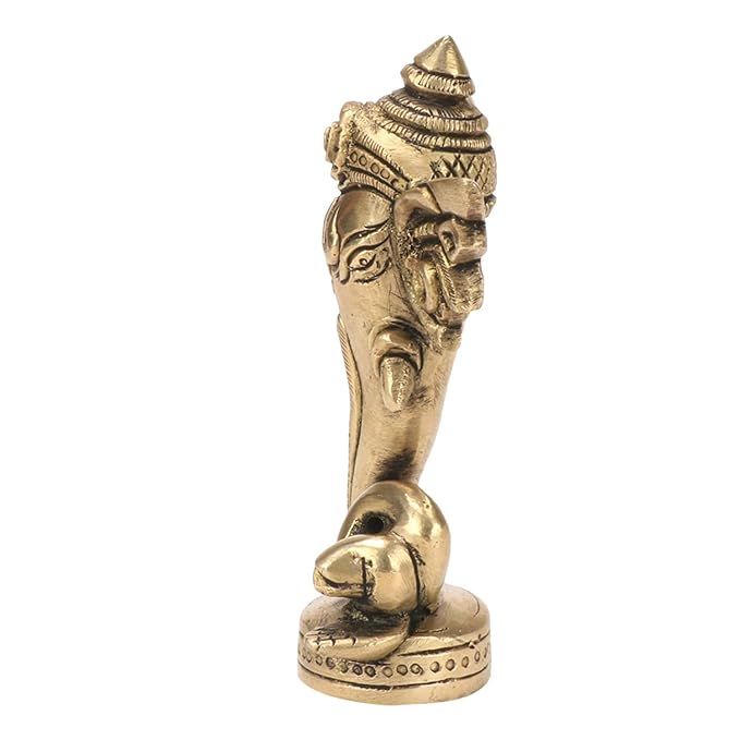 Brass Ganesha Statue For Home Decor Weight .48 Kg And Height 12 Cm