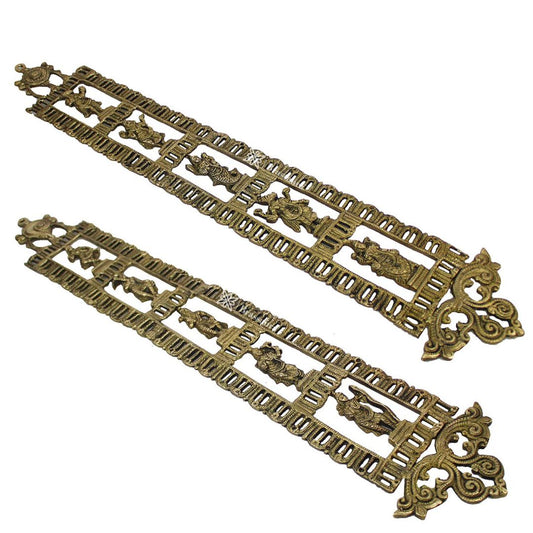 Brassaura™ Brass Wall Hanging Vishnu Avatar Statue For Home Decor Weight 4.8 Kgs & Height 30.8 Inches