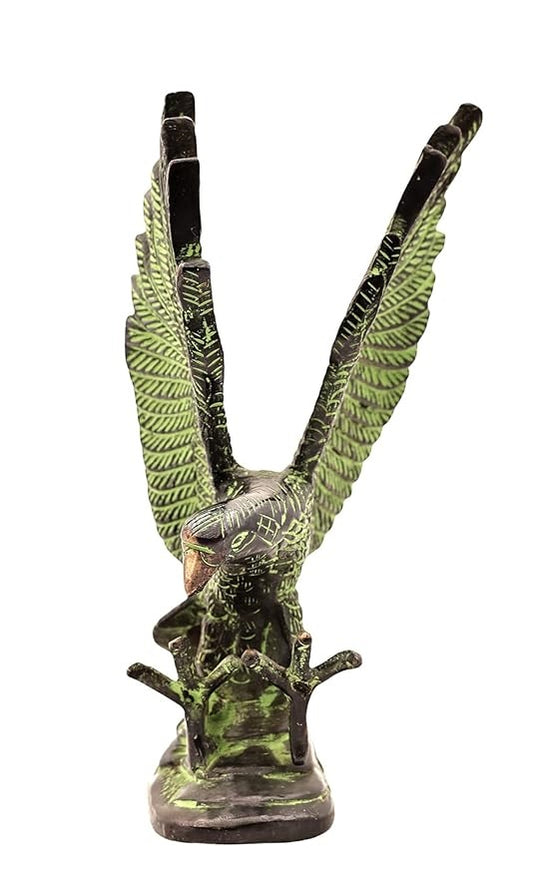 Brass Garud Eagle Statue For Home Decor Weight .7 Kg And Height 18 Cm