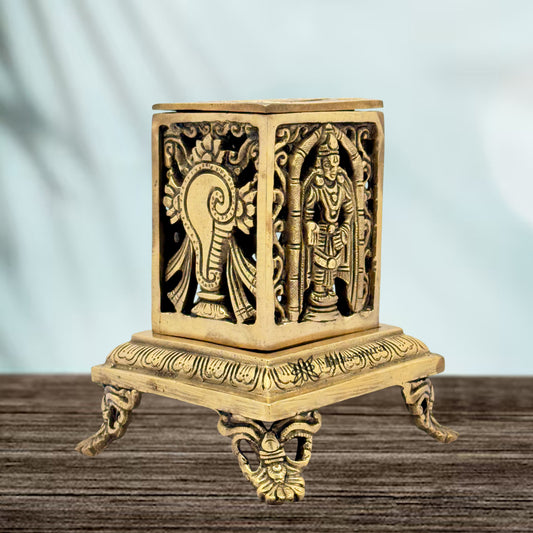 Brass Bala Ji Dhoop Burner for Home Decor or Living Room Weight 1.78 Kg Height 15 cm