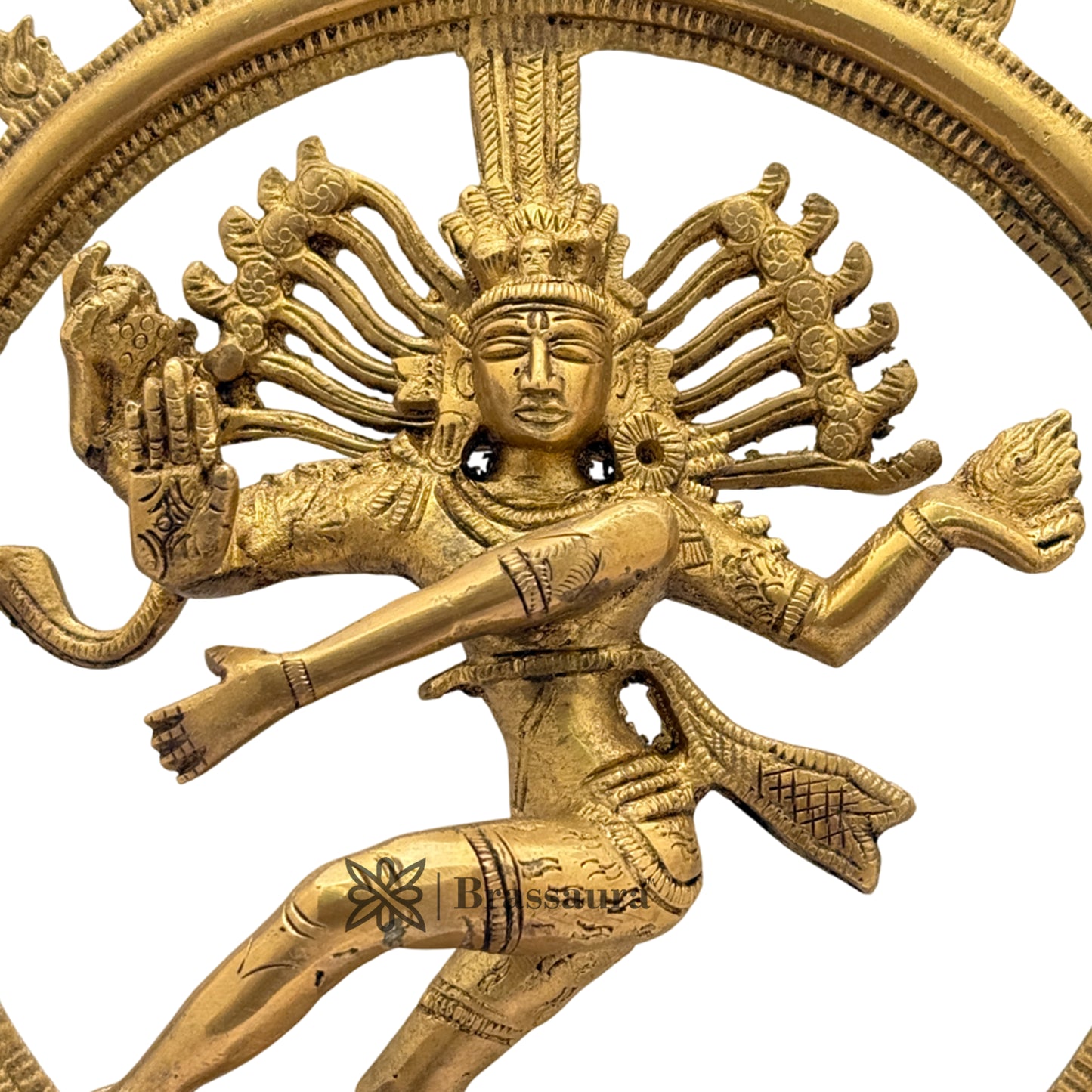 Brass Dancing Natraj Statue Weight 2.2 Kg And Height 11.5 Inch