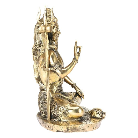 Brass Shiva Murti for Home and Decor Height 18 cm Weight 3.5 Kg