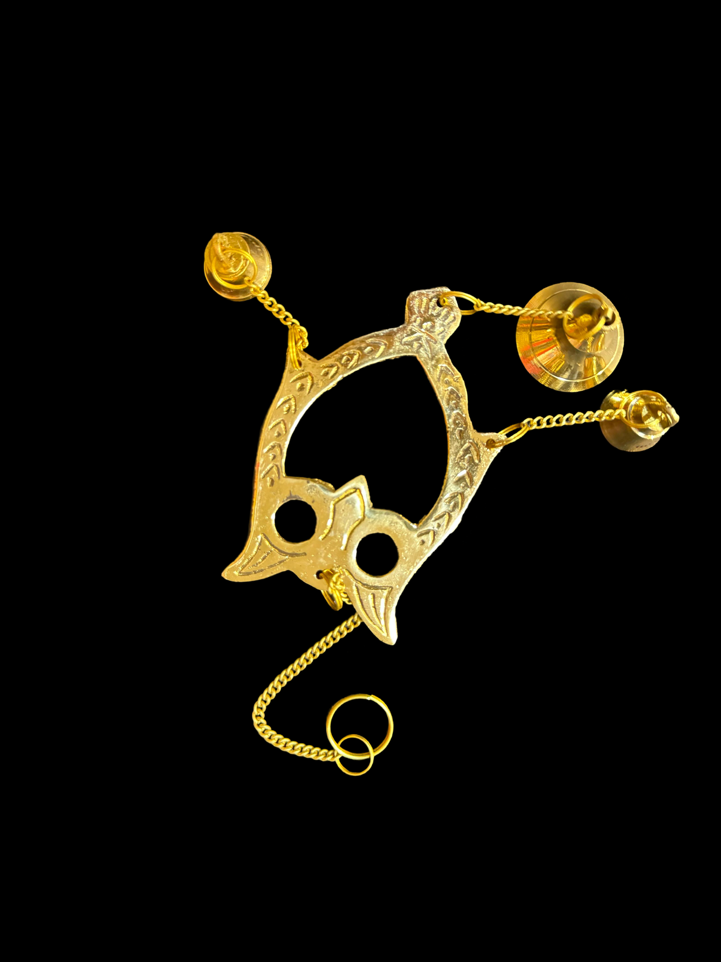 Brassaura™ Brass Owl Wall Hanging – Height 10 Inches & Weight 60 Grams | Spiritual Home Décor