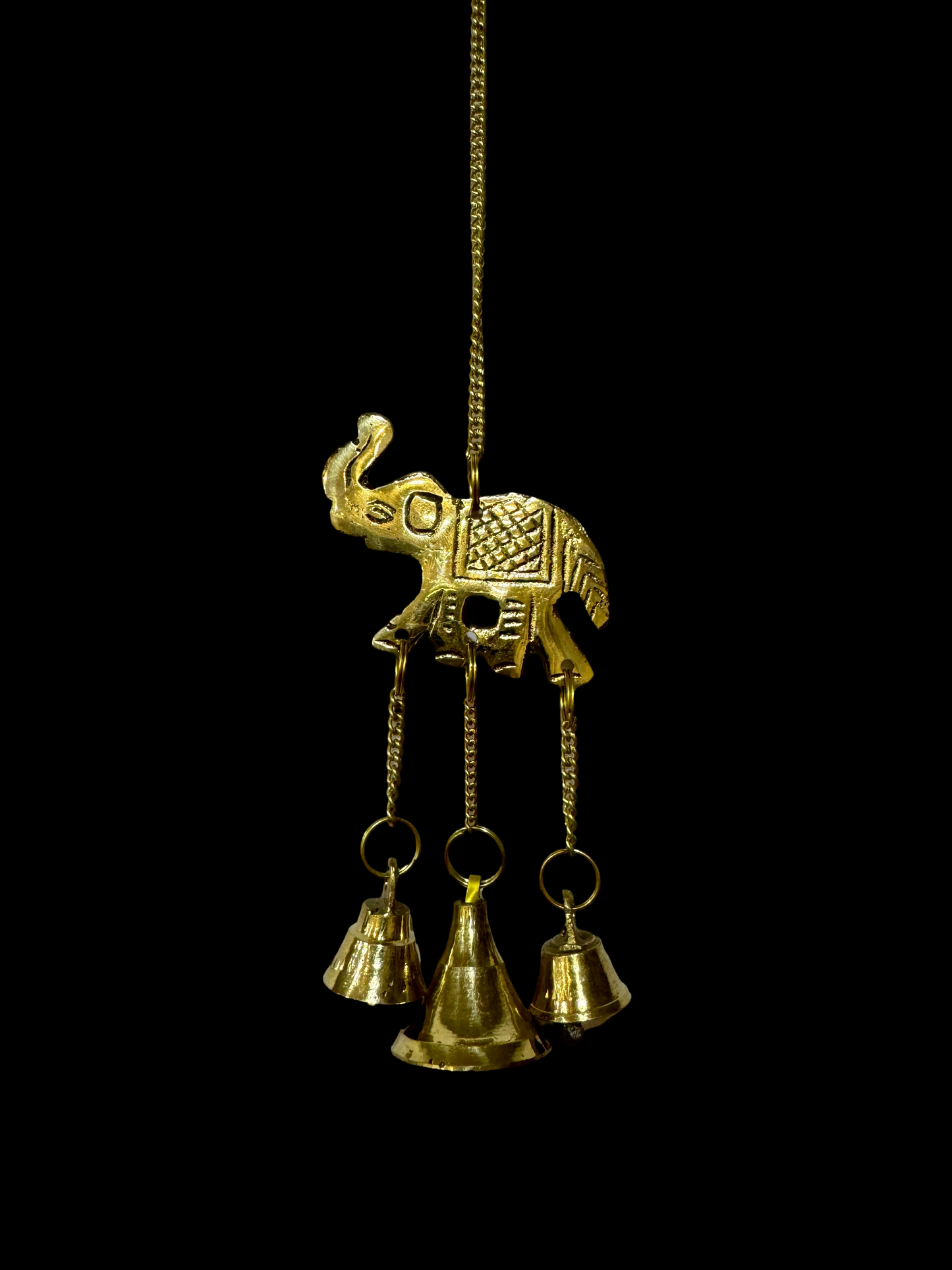 Brassaura™ Brass Elephant Wall Hanging – Height 10 Inches & Weight 80 Grams | Spiritual Home Décor