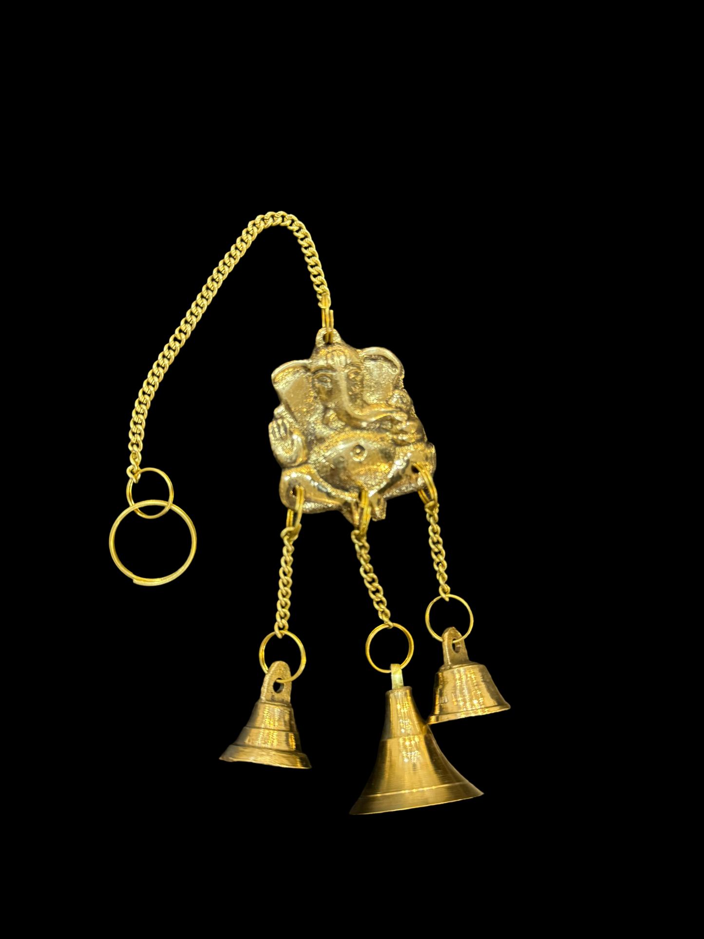 Brass Ganesha Wall Hanging Weight 80 Gram Height 25 cm