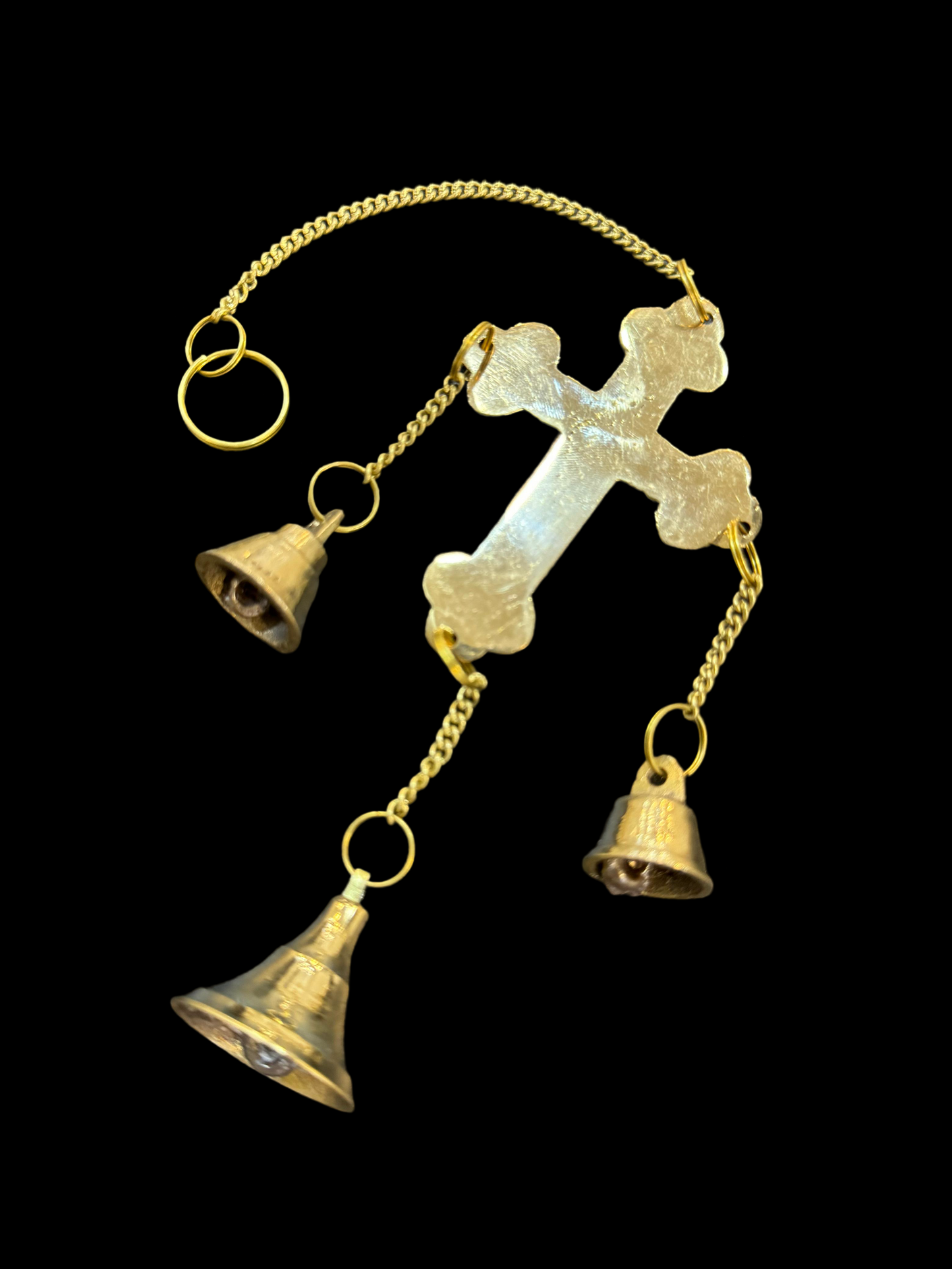 Brassaura™ Brass Jesus Wall Hanging – Height 10 Inches & Weight 80 Grams | Spiritual Home Décor