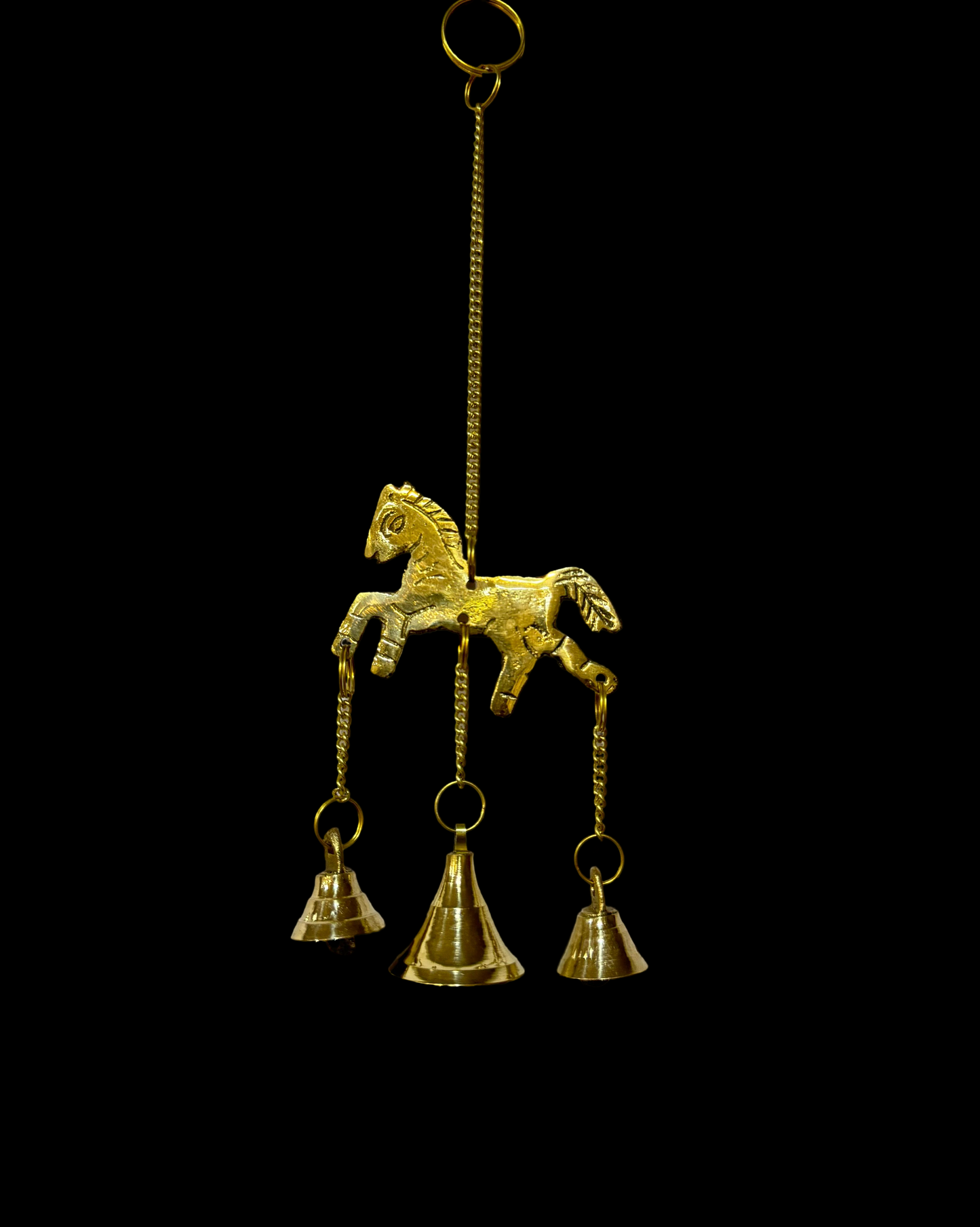 Brass Horse Wall Hanging Weight 80 Gram Height 25 cm
