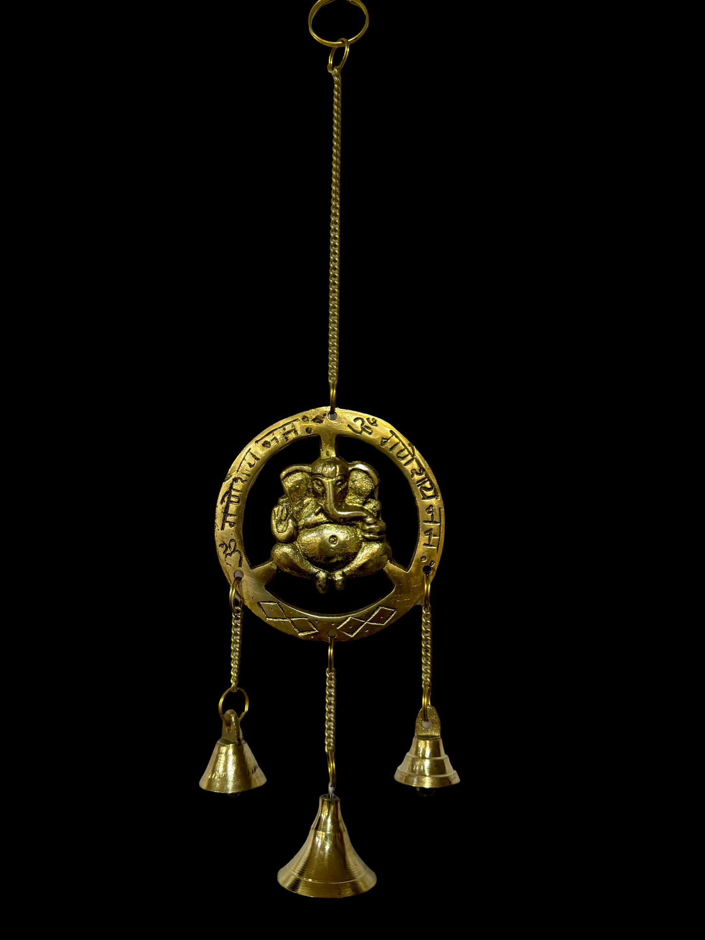 Brass Ganesha Wall Hanging Weight 80 Gram Height 25 cm