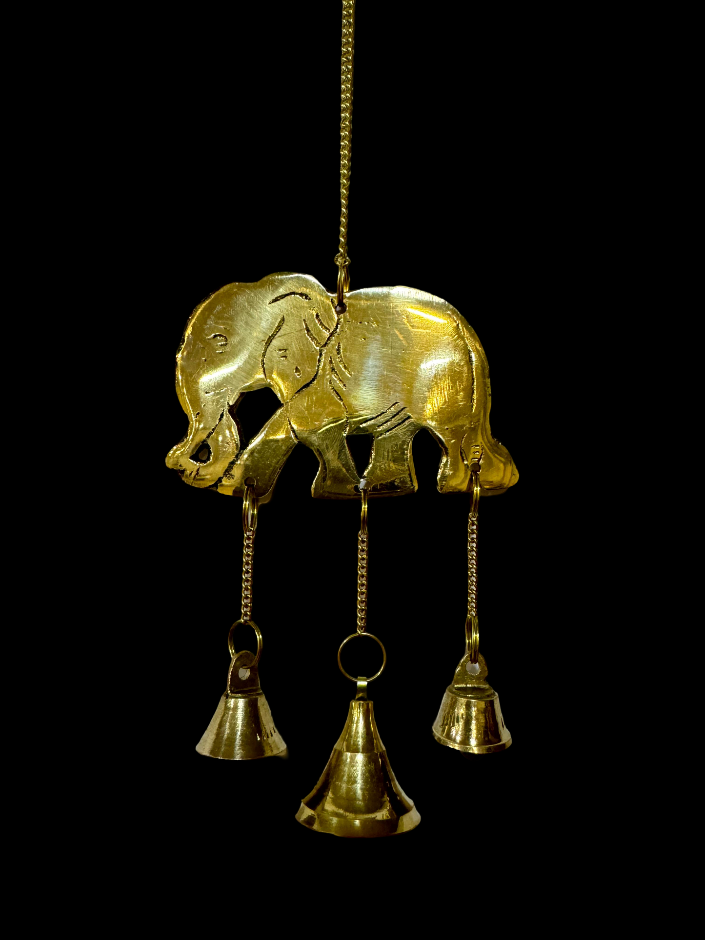 Brass Elephant Wall Hanging Weight 80 Gram Height 25 cm