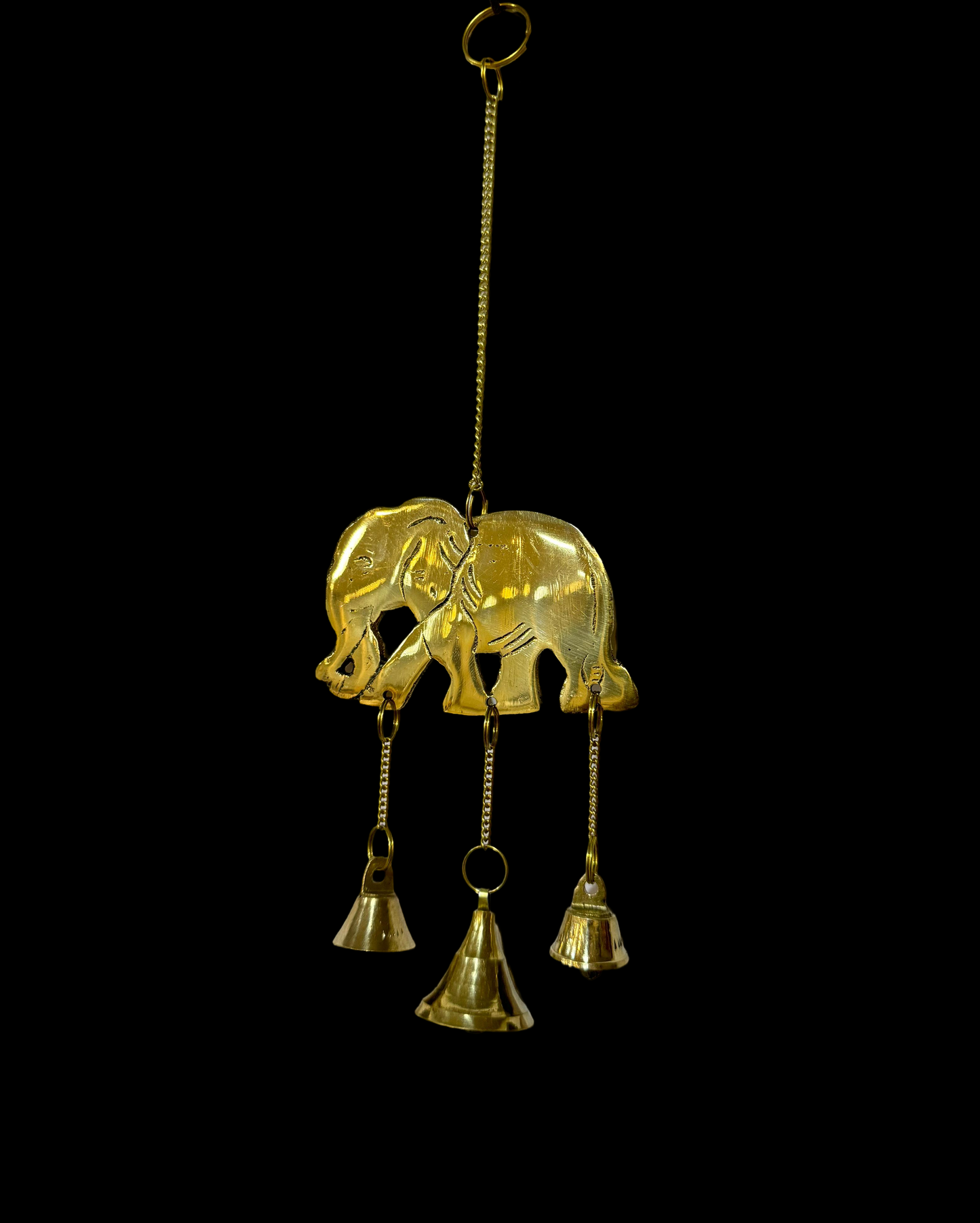 Brass Elephant Wall Hanging Weight 80 Gram Height 25 cm