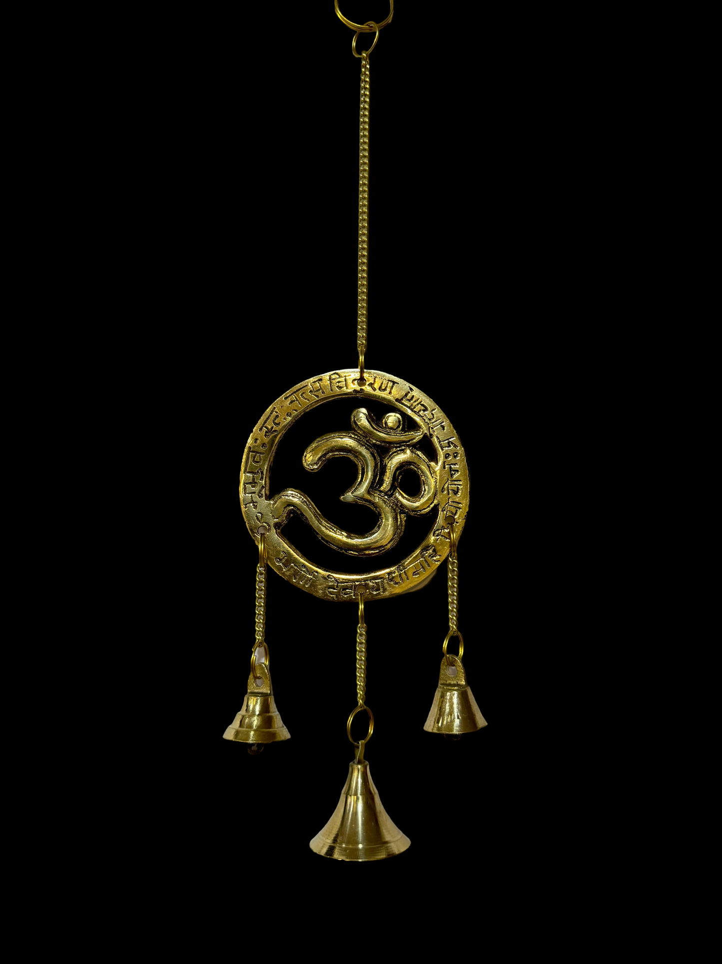 Brass Om Wall Hanging Weight 80 Gram Height 25 cm