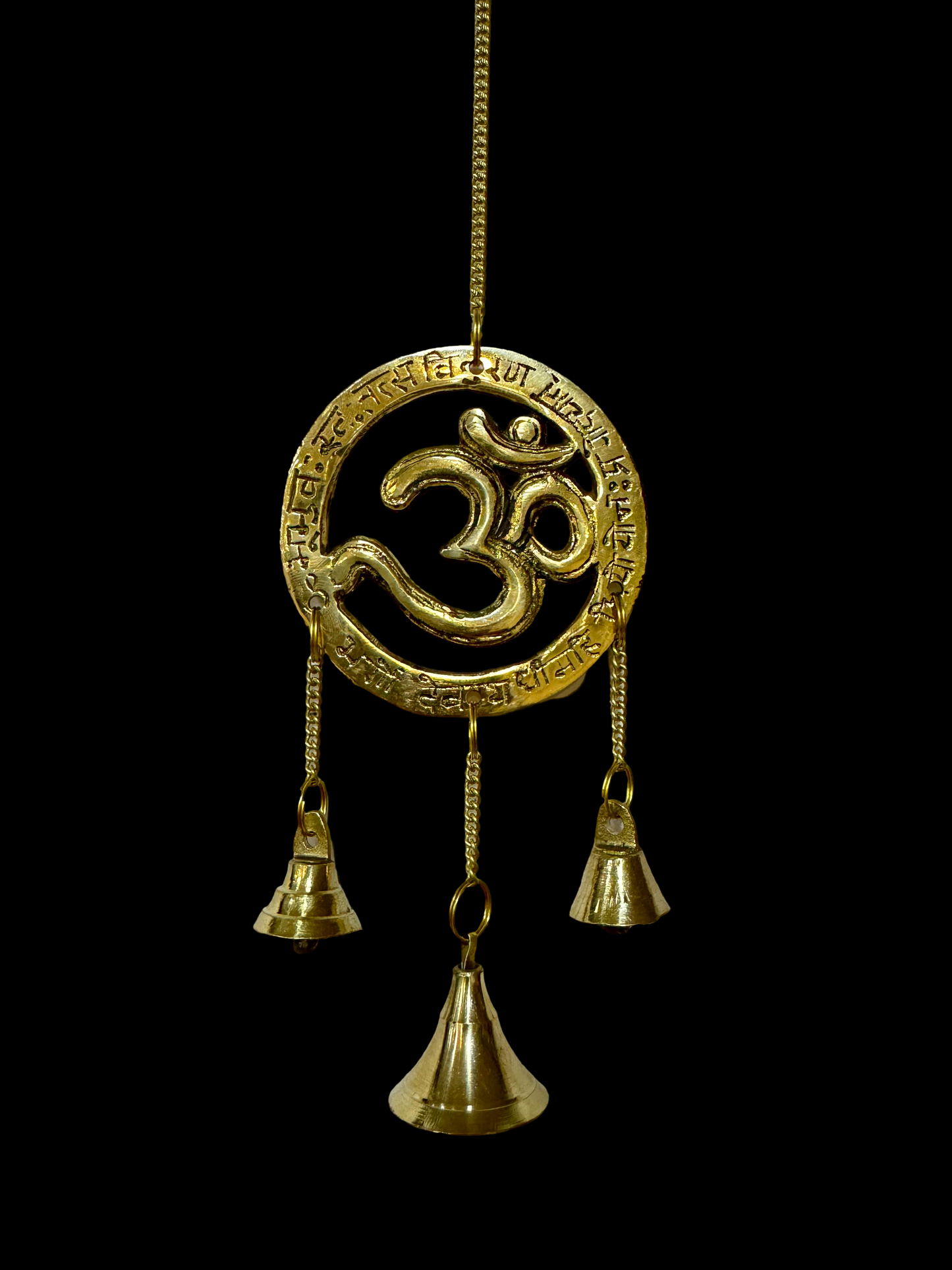 Brass Om Wall Hanging Weight 80 Gram Height 25 cm