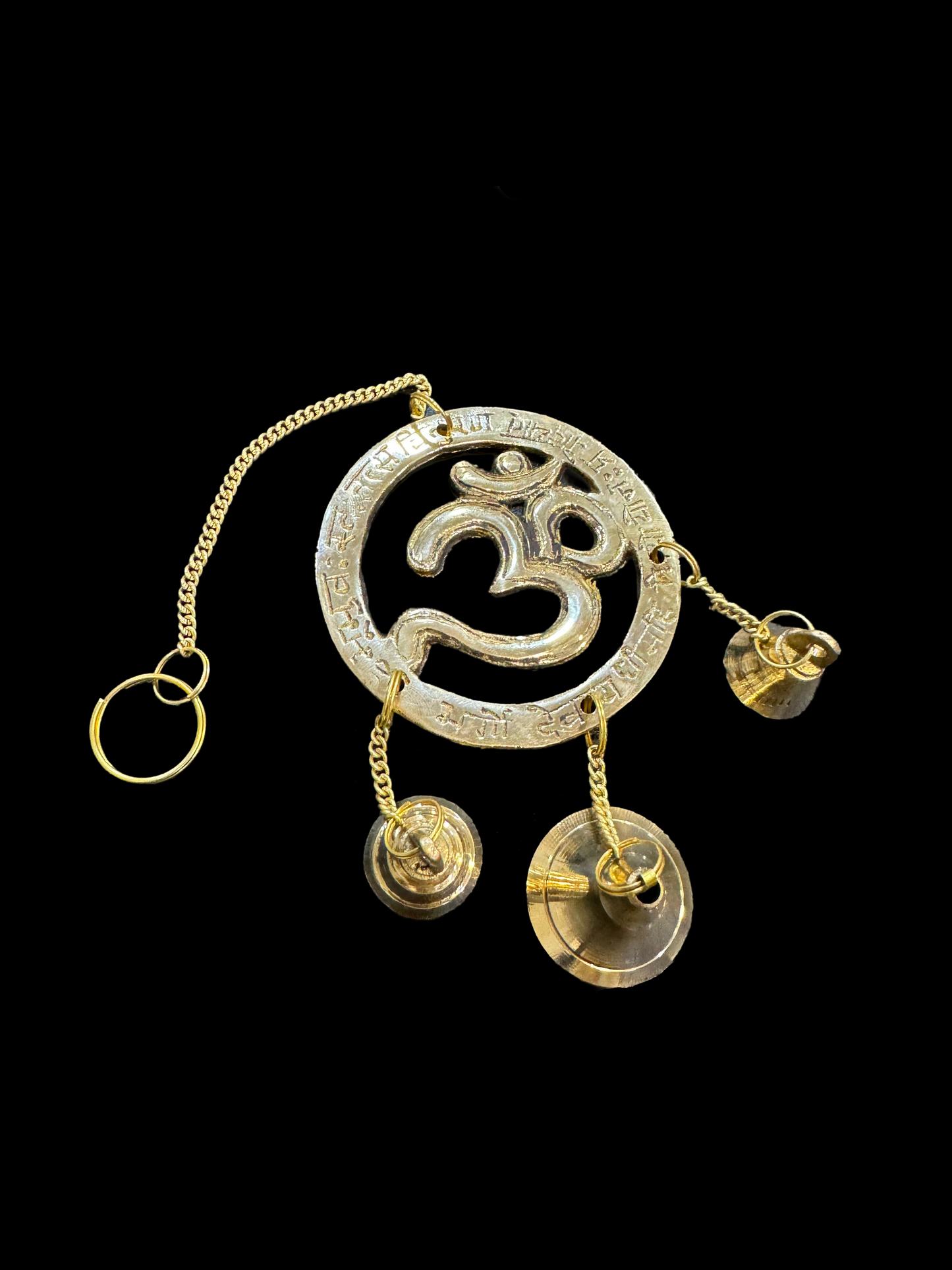 Brass Om Wall Hanging Weight 80 Gram Height 25 cm