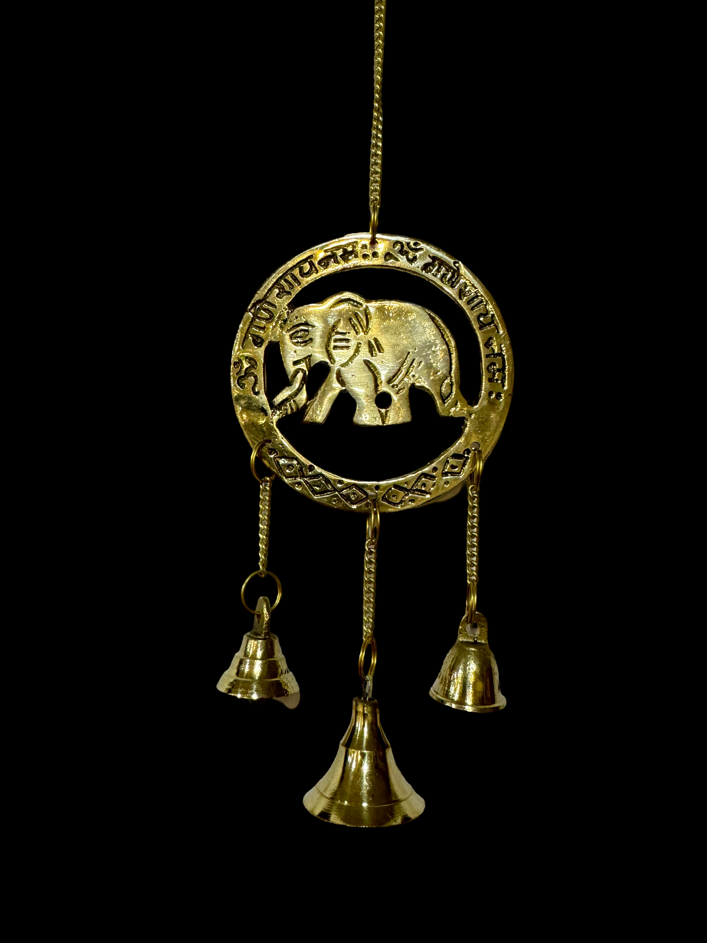 Brassaura™ Brass Elephant Wall Hanging – Height 10 Inches & Weight 80 Grams | Spiritual Home Décor