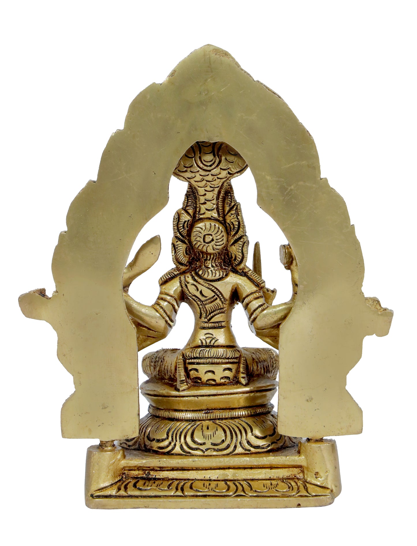 Brass Mariamman Devi Amman South Indian Goddess of Rain Weight 1 Kg Height 20 cm