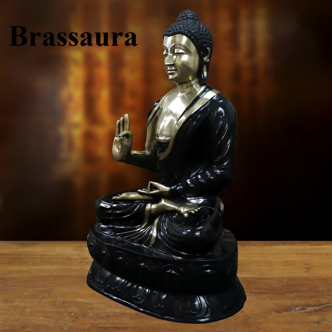 Brass Buddha For Home And Décor Weight 250 kg Height 66 Inch