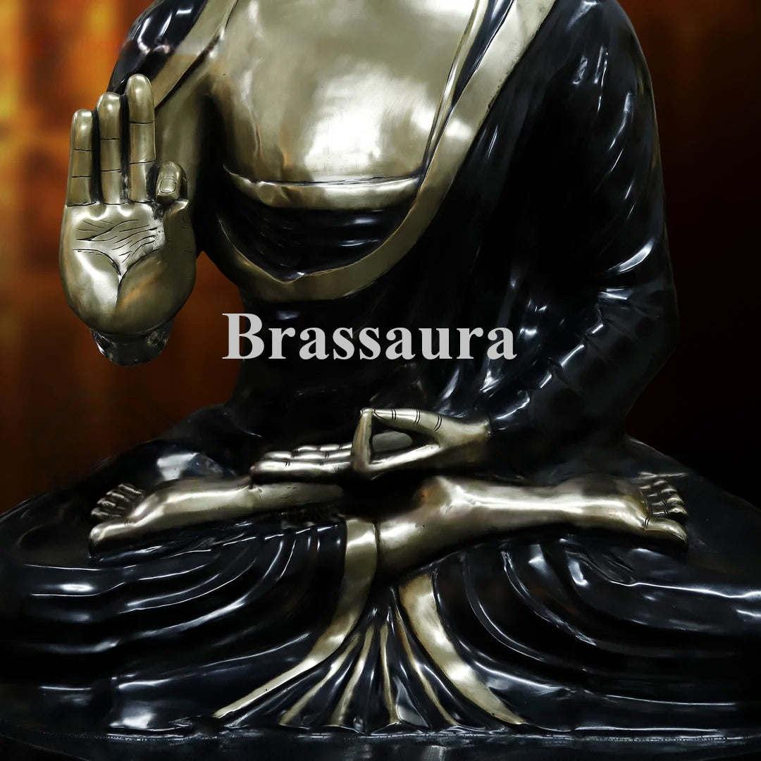 Brass Buddha For Home And Décor Weight 250 kg Height 66 Inch