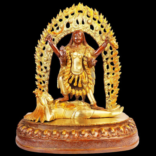 Brass Kali Mata Murti for Home and Decor Height 40 cm Weight 6 Kg