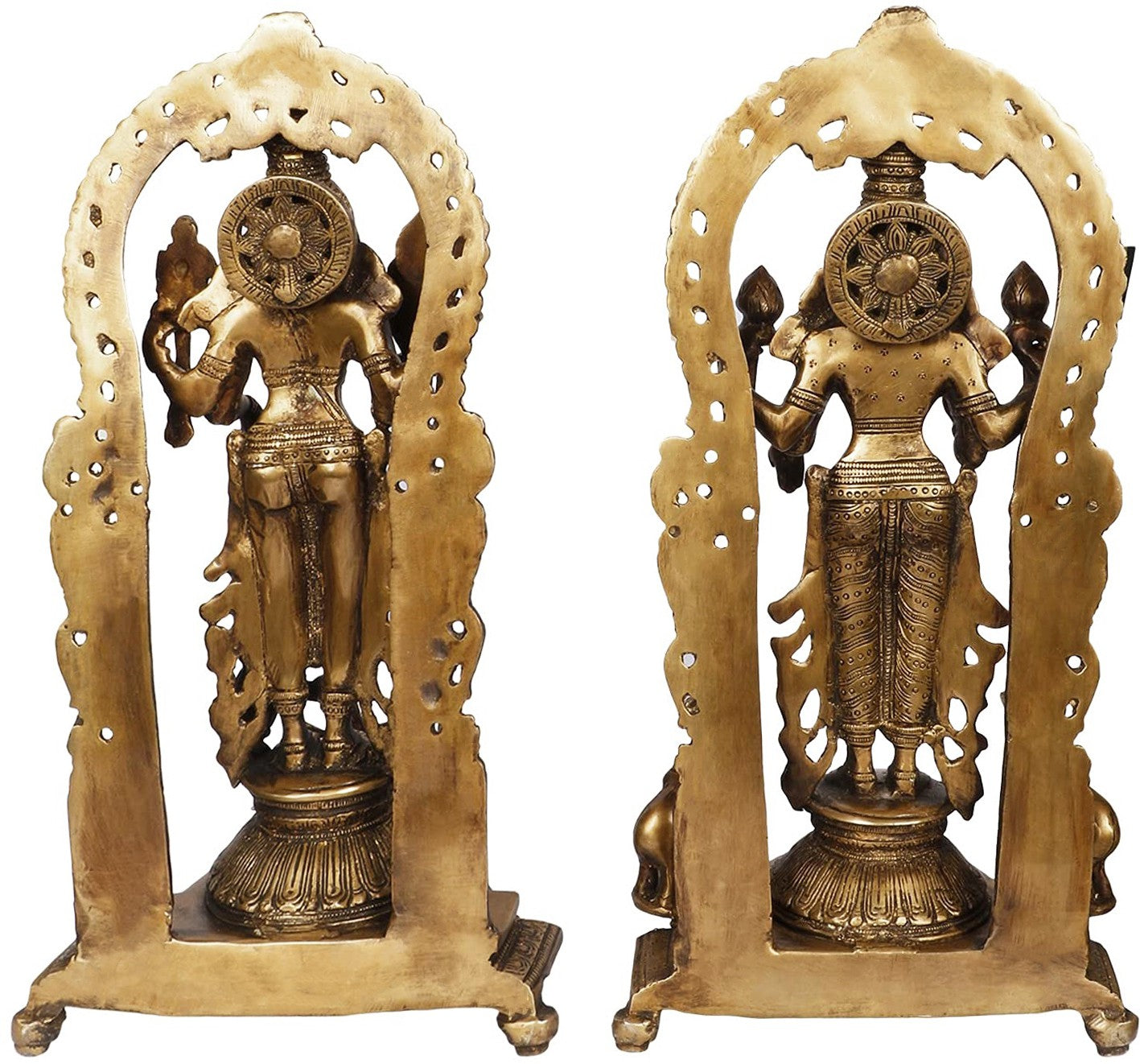 Brass Laxmi Narayana Statue Home Decor Showpiece Brass 12 Kg Height 40 cm
