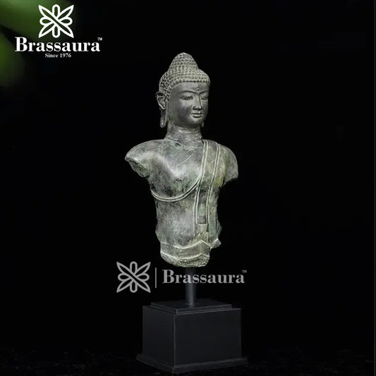 Bronze Balinese Buddha Idol For Home Decor Weight 3.5 Kg And Height 27.7 Inch