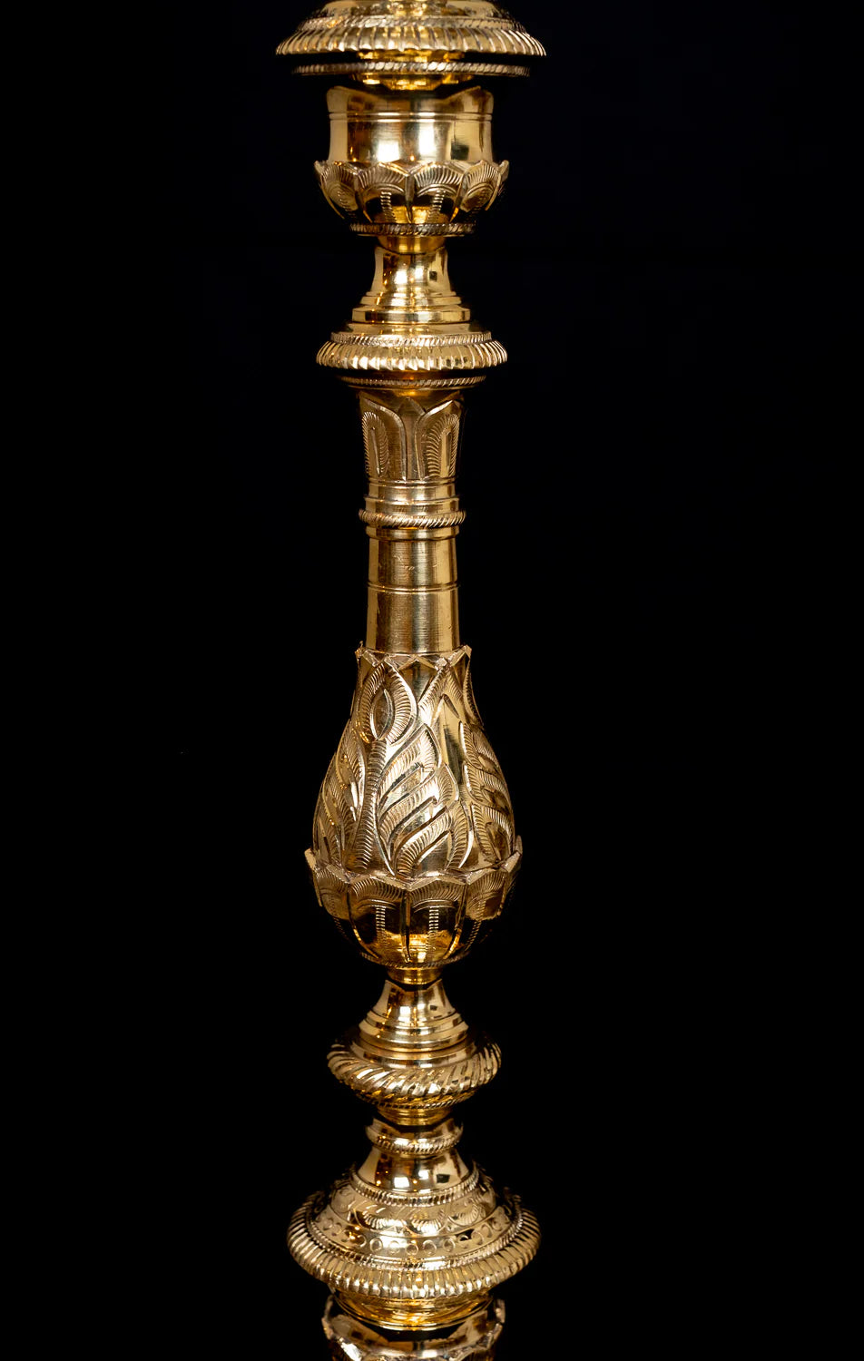 Brass Peacock deepam Weight 12 Kg And Height 38 Inch