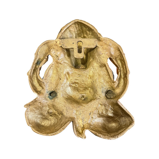 Brassaura™ Brass Gem Stone Work Ganesha Wall Hanging Murti for Home Decor- Height 10 Inches & Weight 2.8 Kgs